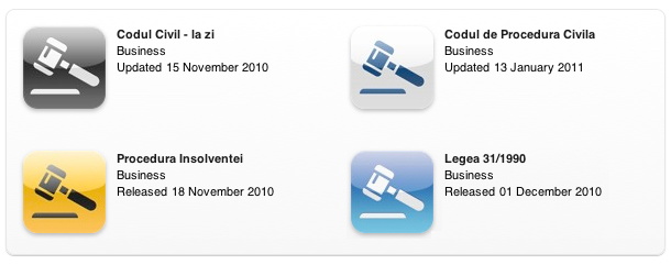 Codul de Procedura Civila disponibil acum si pe iPhone
